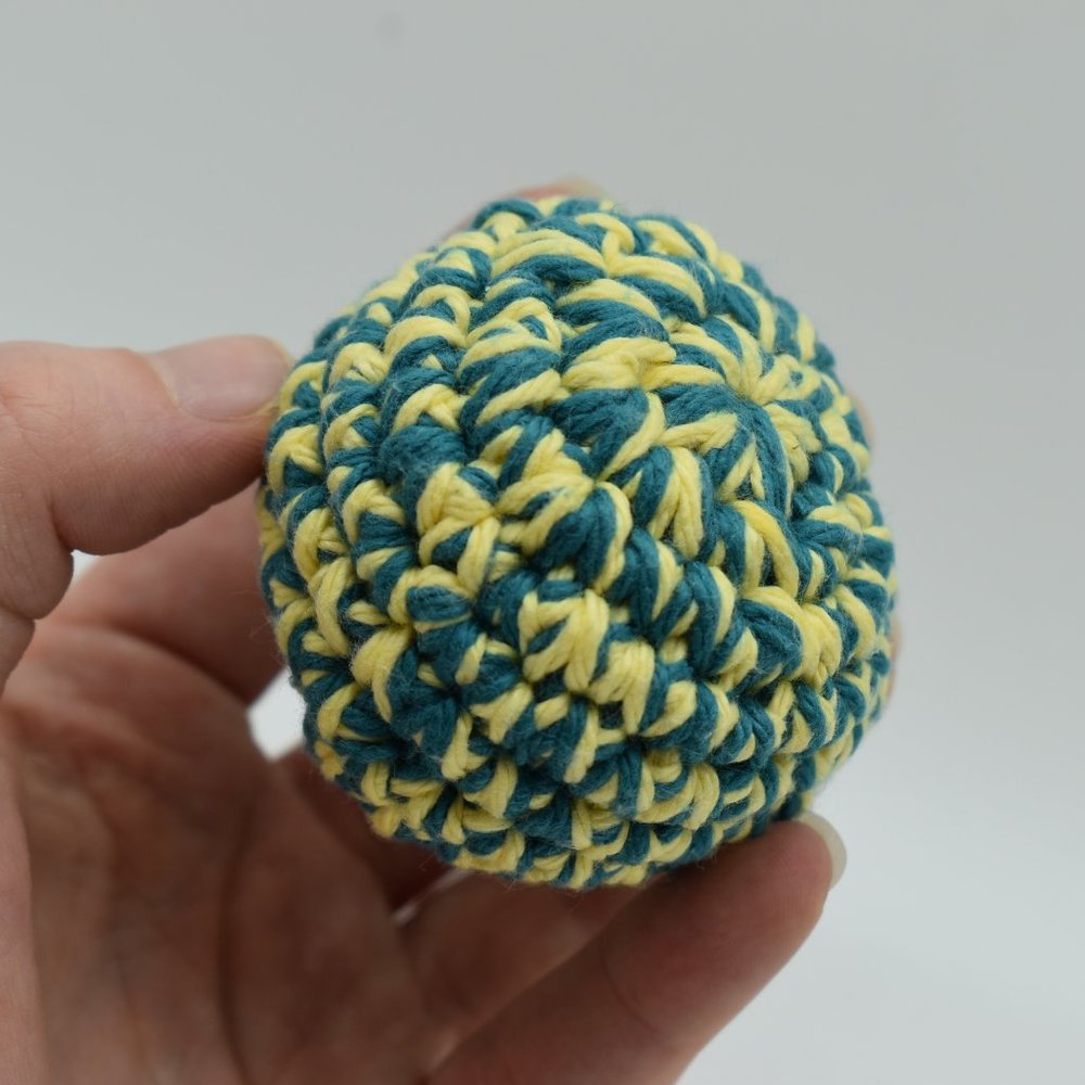 Hand Crafted  Crochet catnip cat toy